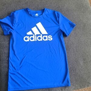 Adidas Dry Fit Tshirt, Size 14/16 Husky, Blue